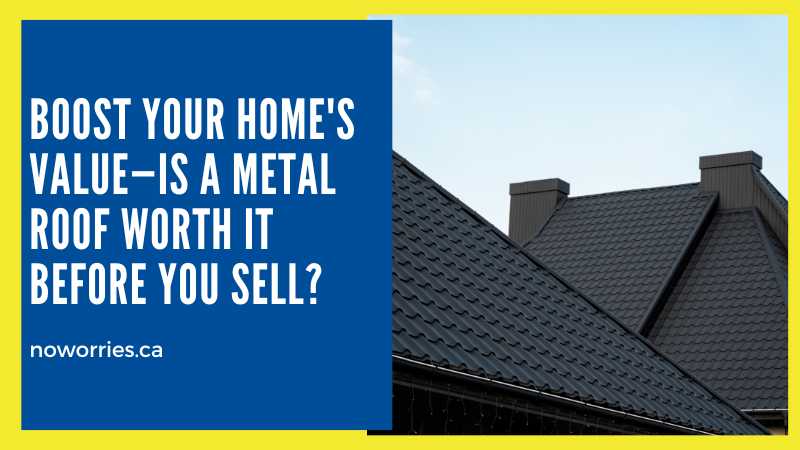 Boost Your Home's Value—Is a Metal Roof Worth It Before You Sell - NoWorries