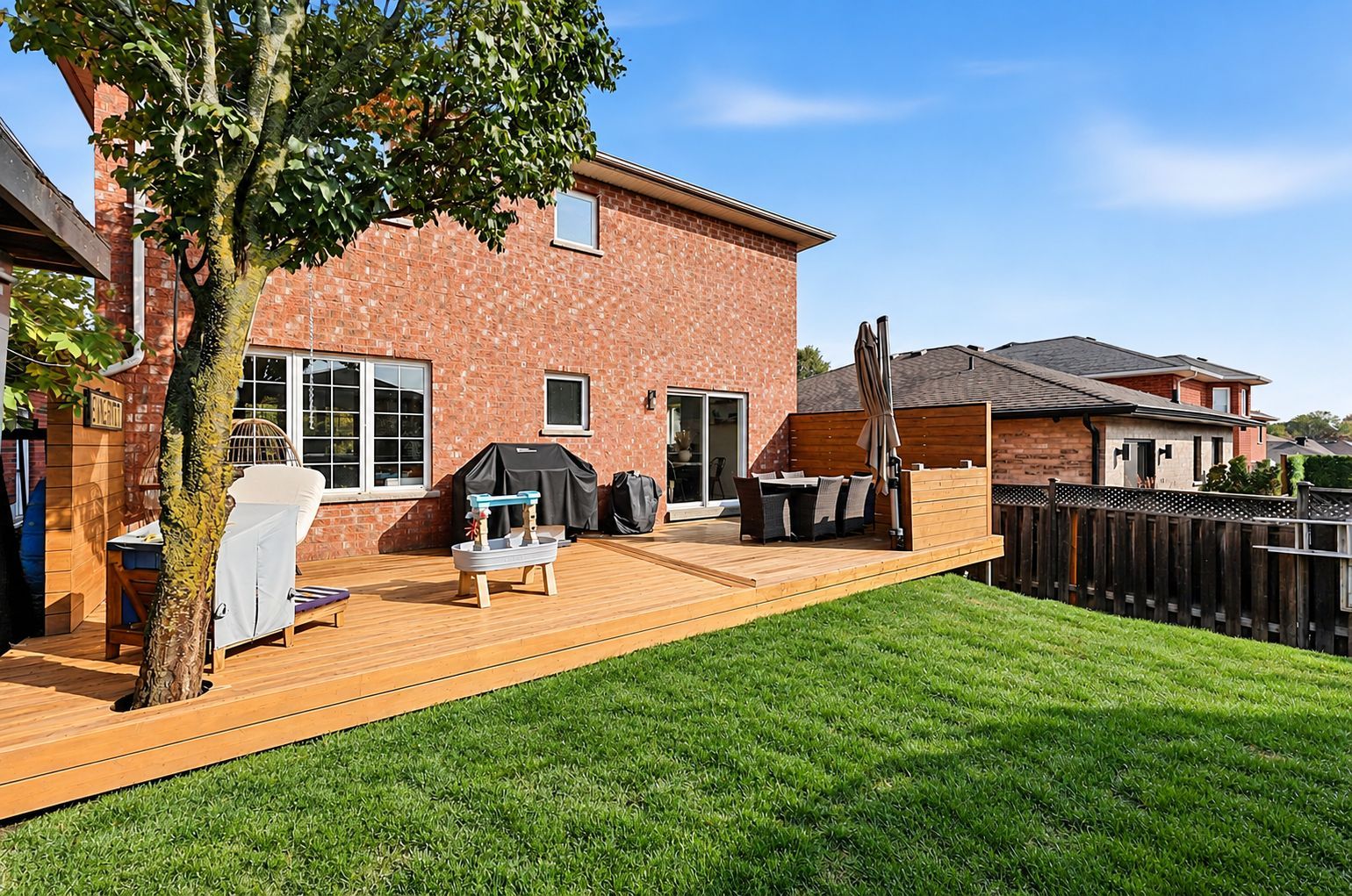 Leaf-free, greener lawn and deck-4
